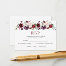 RSVP Pink and Red Floral Quinceañera