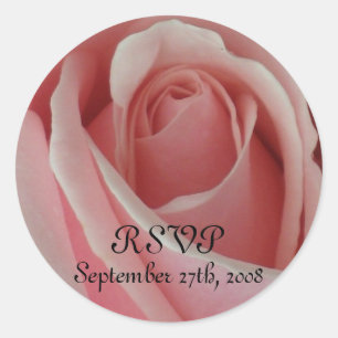 RSVP Pink Rose Sticker