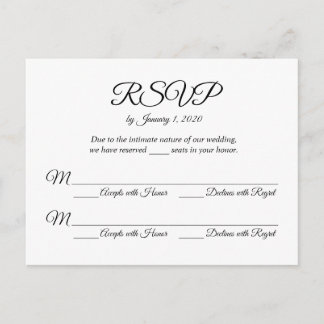 RSVP Postcard