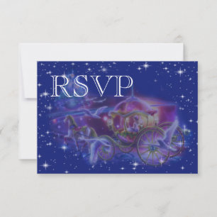 RSVP Princess Fantasy Wedding invitation