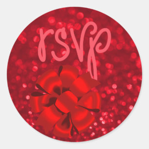 RSVP Red Sticker