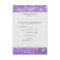 RSVP Reply Quinceanera Purple Tiara Dress Shoe