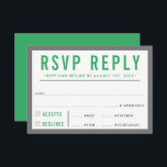 RSVP REPLY RESPONSE modern bold boy grey green<br><div class="desc">by kat massard >>> https://linktr.ee/simplysweetpaperie <<< A bold type design for your RSVP REPLY CARDS - to match your main invitations. Love the design, but would like to see some changes - another colour scheme, product, add a photo or adapted for a different occasion - no worries simply contact me,...</div>