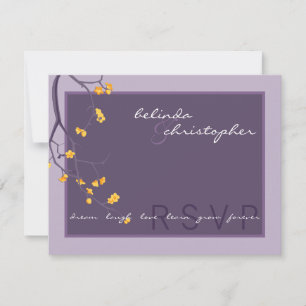 RSVP REPLY SLIP :: cherry blossoms 7L Invitation