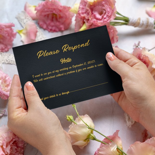 RSVP Respond Card (Creator Uploaded)