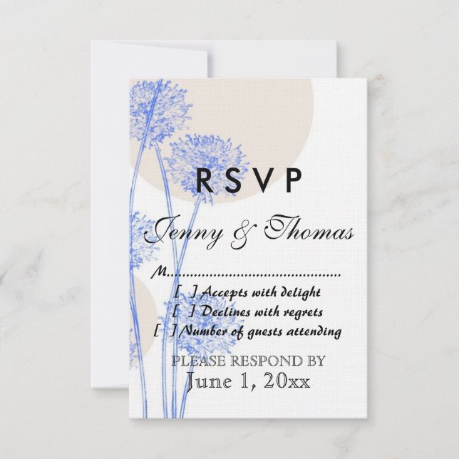 RSVP  Response Card (Front)
