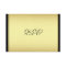 RSVP Response Card Events Gold Black