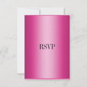 RSVP Response Card Pink All Events