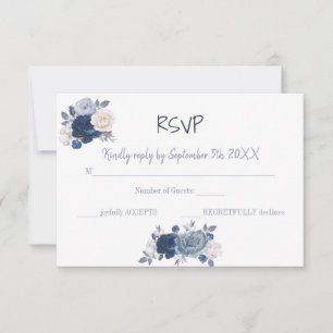 RSVP Response Wedding Card