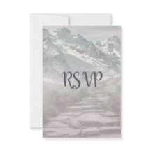 RSVP | Rocky Mountain Winter Snow Wedding