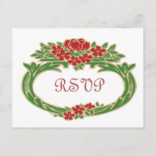 RSVP ROSE postcard