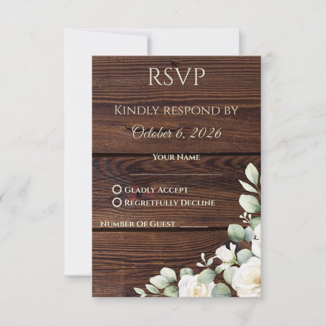 RSVP Rustic  (Front)