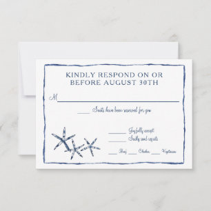 RSVP Shibori Kumo Watercolor Beach Starfish Star