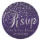 RSVP | Silver Dots and Purple | Personalise
