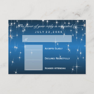 RSVP Star Lights in Metallic Blue - RSVP