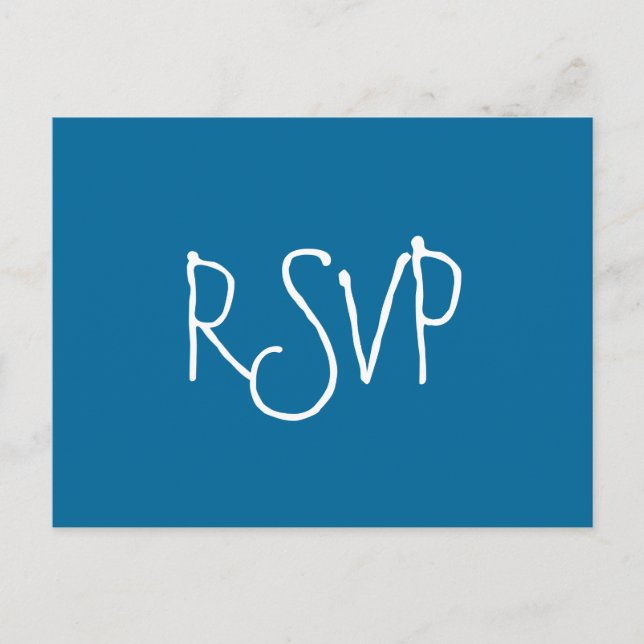 RSVP-Starfish Invitation Postcard (Front)