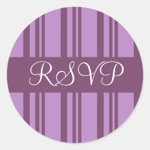 RSVP Stripes Envelope Sticker Seal