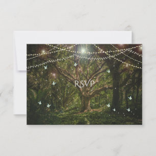 RSVP Sweet Sixteen, Enchanted Forest Invitation