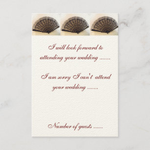 RSVP Tapestry & Roses Spanish Wedding Invitation