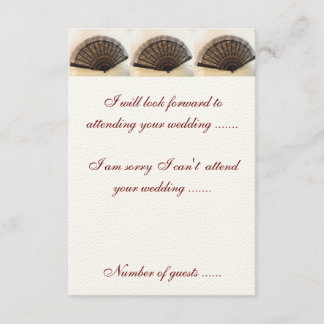 RSVP Tapestry & Roses Spanish Wedding Invitation