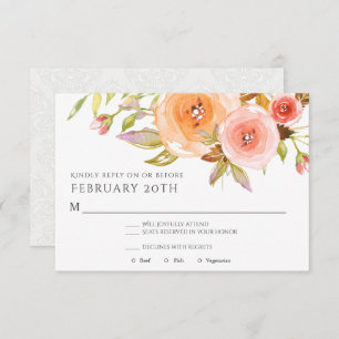 RSVP Template Wedding