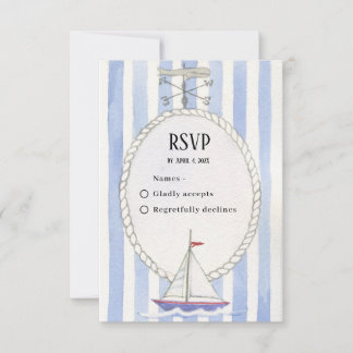 RSVP to wedding invitation card