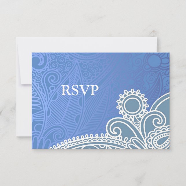 RSVP Victorian Wedding Card (Front)