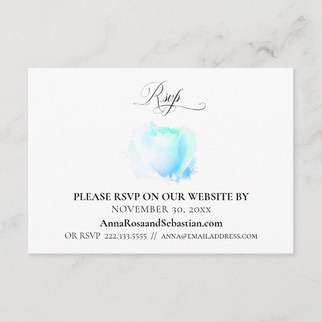 *~* RSVP Website Rose Wedding Floral Enclosure (Front)