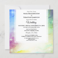 *~* RSVP Website Universe Rainbow Wedding