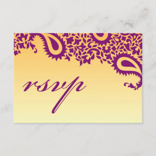 RSVP Wedding Indian Style Card