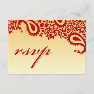 RSVP Wedding Indian Style Card