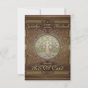 RSVP - Wedding Love Story Romantic Card