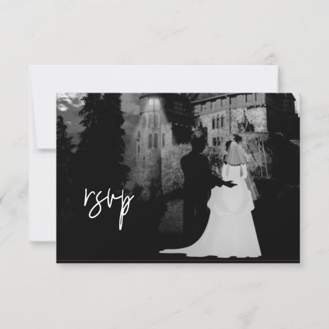 RSVP Wedding October Halloween Mansion (Front)