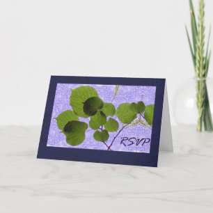 RSVP, Wedding or Vow Renewal, Leaves and Branches Invitation