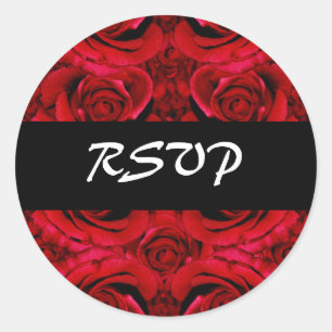 RSVP wedding stickers - customise