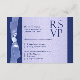 RSVP (with food) Jewish Wedding Flat Card
