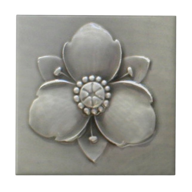 RT037 Faux-Relief Antique Reproduction Tile (Front)