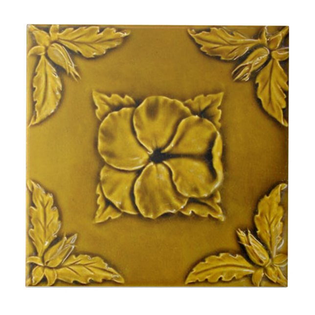RT046 Faux-Relief Antique Reproduction Tile (Front)