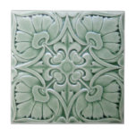 RT063 Faux-Relief Antique Reproduction Tile<br><div class="desc">Historical antique tile reproduced on a smooth surface 4.25" or 6" ceramic tile. Perfect for interior tile wall accents, backsplashes, fireplace surrounds, bathroom and showers walls, kitchens and craft projects. Not intended for outdoor use. Our tiles are copies of costly authentic original antique tiles. Suggestion: Order one tile to review...</div>
