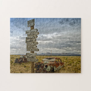 RT 66 Arizona Desert Jigsaw Puzzle