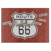Rt 66 cutting board 2020