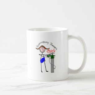 RT Chick O2 Tank and Ambu Bag Stick People Coffee Mug