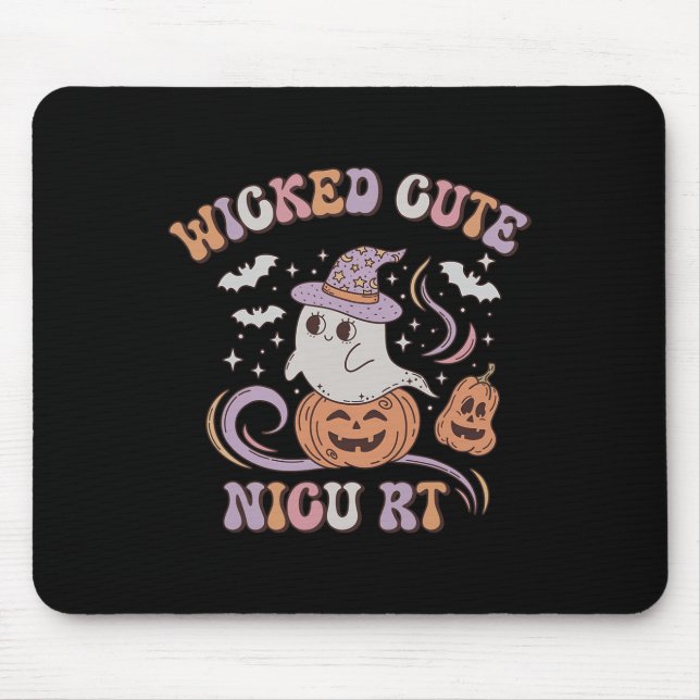 Rt Halloween Ghost Spooky Respiratory Therapist Pe Mouse Mat (Front)