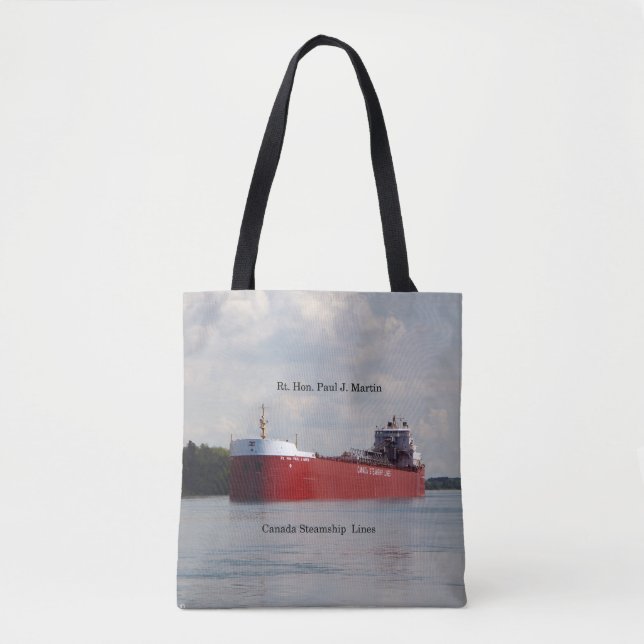 Rt. Hon Paul J. Martin all over tote bag (Front)