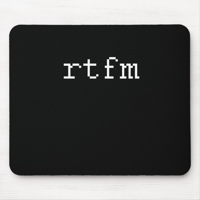 RTFM MOUSE MAT (Front)