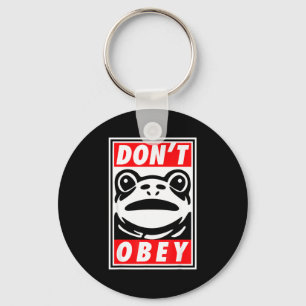 Rtland Frog Don't Obey Key Ring
