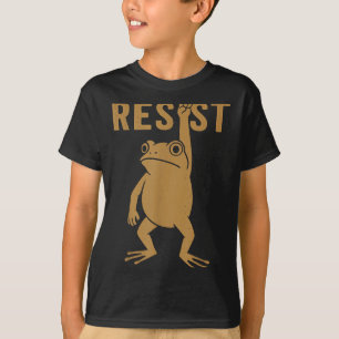 Rtland Frog Funny City Art - Rtland Frog Protest  T-Shirt