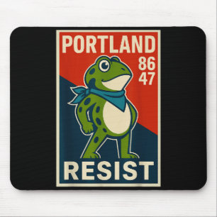 Rtland Frog Protest For Men And Women  Mouse Mat