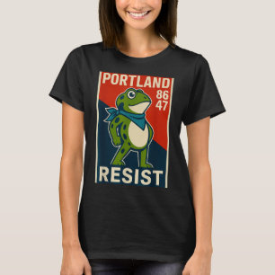 Rtland Frog Protest For Men And Women  T-Shirt