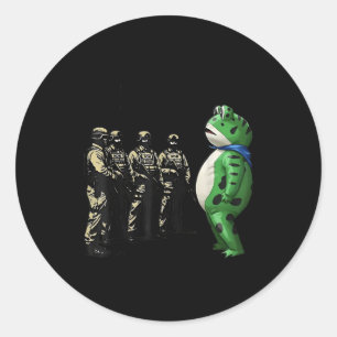 Rtland Frog Resist Shirt Anti Ice  Classic Round Sticker